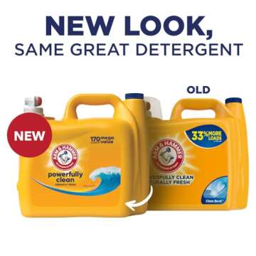 Arm & Hammer Clean Burst, 170 Loads Liquid Laundry Detergent, 170 Fl oz