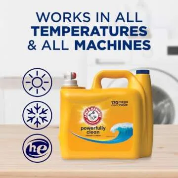 Arm & Hammer Clean Burst, 170 Loads Liquid Laundry Detergent, 170 Fl oz