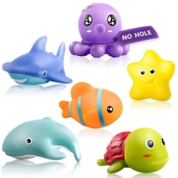 Hely Cancy No-Hole Infant Bath Toys - Mold-Free, Safe & Fun for Toddlers
