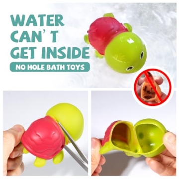 Hely Cancy No-Hole Infant Bath Toys Safe Mold-Free Fun