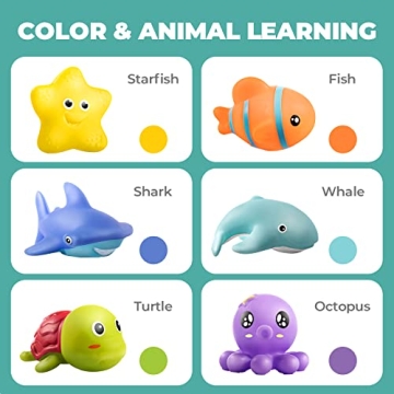 Hely Cancy No-Hole Infant Bath Toys Safe Mold-Free Fun