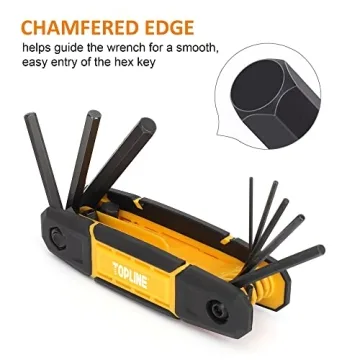 Topline 25-Piece Folding Allen Wrench Set for Home Repair