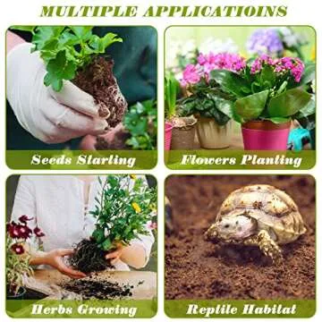 ZeeDix 50pcs Coco Coir Pellets Organic Potting Soil