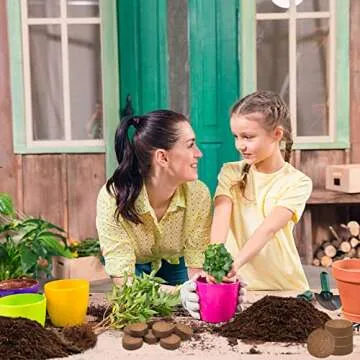 ZeeDix 50pcs Coco Coir Pellets Organic Potting Soil