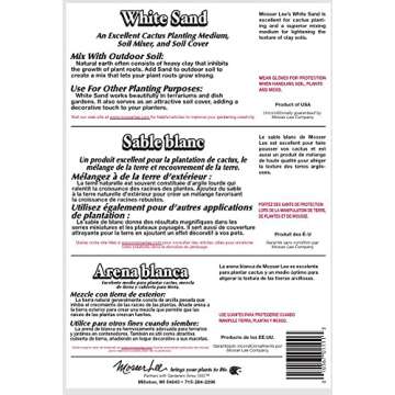 Mosser Lee ML1111 White Sand Soil Cover, 5 lb.