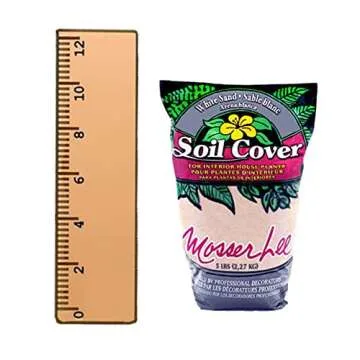 Mosser Lee White Sand Soil Cover for Healthy Indoor Plants