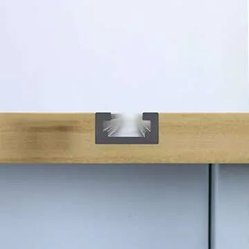 Hot Favorable Aluminum 48" T-Track for Woodworking –Double Cut Profile Universal with Predrilled Mounting Holes -Woodworking and Clamps-Fine Sandblast Black Anodized 2PK