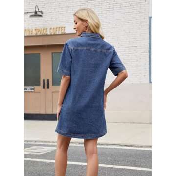 Stylish EZAPINE Women Denim Dress for Every Occasion
