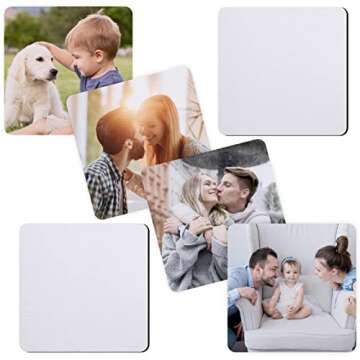 Custom Neoprene Sublimation Coasters - 10 Pack DIY Crafts