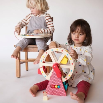 Petit Collage Ferris Wheel Wooden Toy for Kids Ages 3+