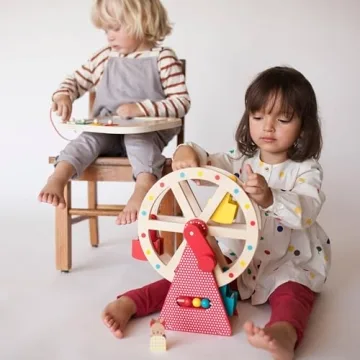 Petit Collage Ferris Wheel Wooden Toy for Kids Ages 3+