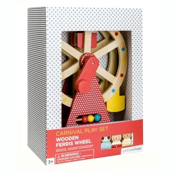 Petit Collage Ferris Wheel Wooden Toy for Kids Ages 3+