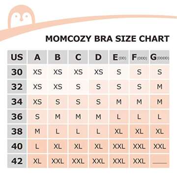 Momcozy Pumping Bra Hands Free 2 Pack Comfortable All Day Wear Pumping and Nursing Bra in One Holding Breast Pump for Spectra, Lansinoh, Medela