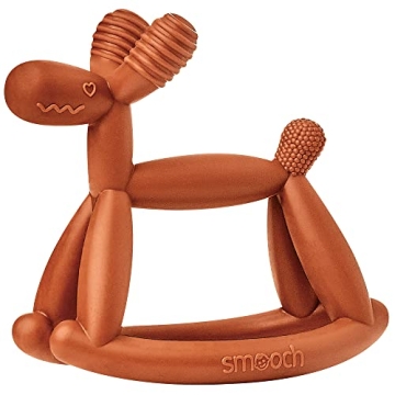 Smooch Amber Infused Rocking Baby Teething Toy for 0-18 Months.