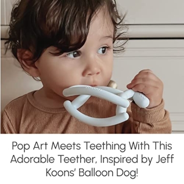 Smooch Amber Infused Rocking Baby Teething Toy for 0-18 Months.