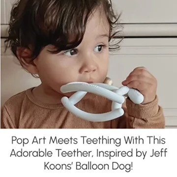 Smooch Amber Infused Rocking Baby Teething Toy for 0-18 Months.