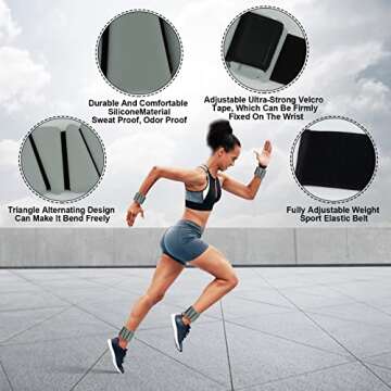 Adjustable Silicone Wrist Weights - Perfect for All Workouts