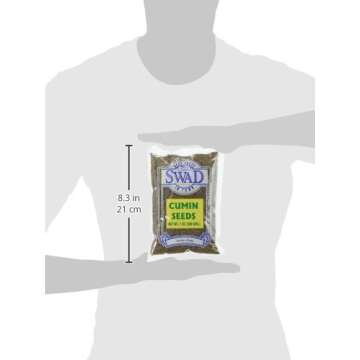 Great Bazaar Swad Cumin Seeds, 7 Ounce