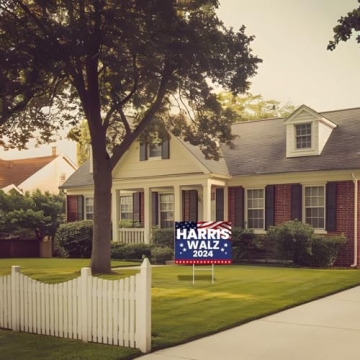 Harris Walz 2024 Double Sided Yard Sign - 24x18