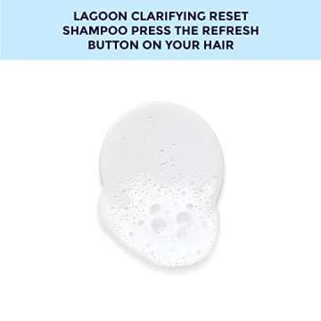 NAVY Lagoon Clarifying Shampoo - Hair Purifying, Deep Cleanse, Refresh, and Restore Your Scalp for Lush, Vibrant Hair | Vegan and Sulfate-Free Shampoo - 8 oz
