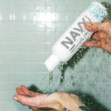 NAVY Lagoon Clarifying Shampoo - Hair Purifying, Deep Cleanse, Refresh, and Restore Your Scalp for Lush, Vibrant Hair | Vegan and Sulfate-Free Shampoo - 8 oz