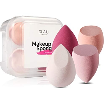 DUAIU 4 Pcs Makeup Sponge Set for Flawless Application