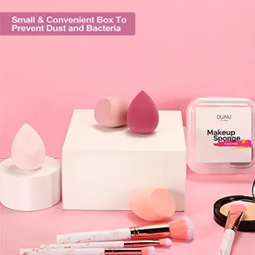 DUAIU 4 Pcs Makeup Sponge Set for Flawless Application