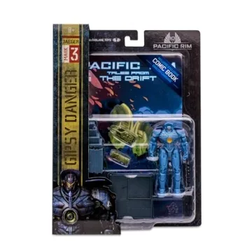 Pacific Rim Gipsy Danger 4" Figure Playset with Comic