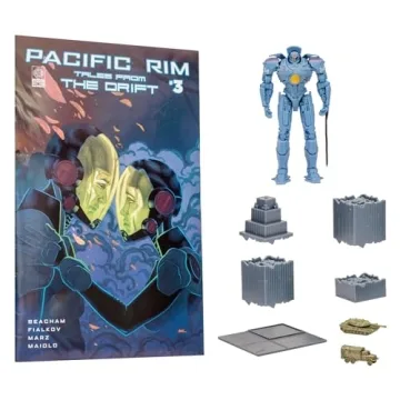 Pacific Rim Gipsy Danger 4" Figure Playset with Comic