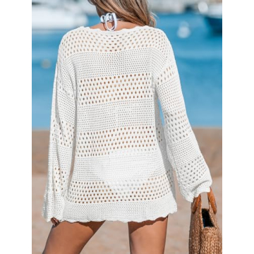 CUPSHE Stylish Crochet Cover-Up for Beach and Pool