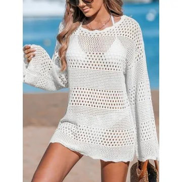 CUPSHE Stylish Crochet Cover-Up for Beach and Pool