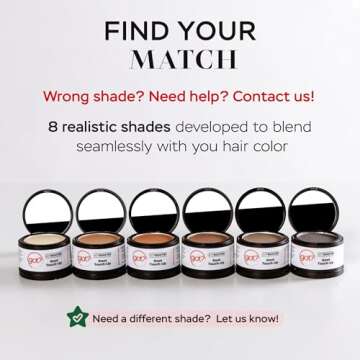 got? WE GOT THE SOLUTIONS! Pigment Infused Binding Root Touch Up Hair Color, Brow Filler & Hairline Powder for Medium Brown - Temporary Thinning & Gray Hair Cover Up - 0.14 Ounce