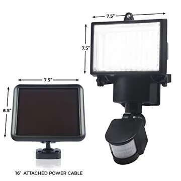 ETOPLIGHTING Solar Motion Light - Bright & Waterproof