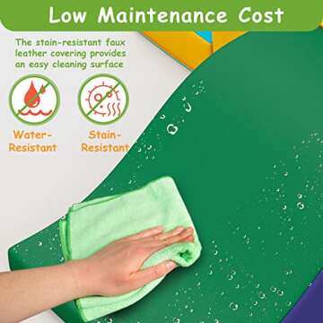 TOLEAD Toddler Foam Climbing Set Indoor - Kids Climb & Crawl Soft Activity Playset - Toddler Climber Gymnastics Equipment for Walking in Balance