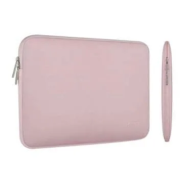 Stylish MOSISO iPad Sleeve for All Models in Baby Pink