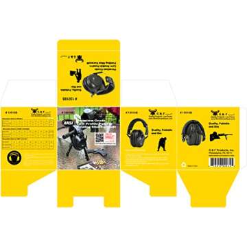 G & F Earmuff Hearing Protection for Adults and Kids