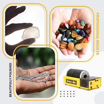 Tumble-Bee Double Barrel Rock Tumbler for All Ages