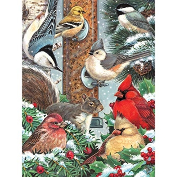 Bits and Pieces - 1000 Piece Jigsaw Puzzle for Adults 20" x 27" - Winter Bird Friends Jigsaw Puzzle ...