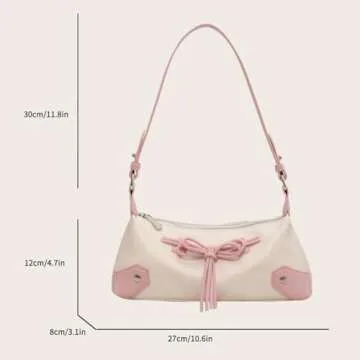 Stylish Juoxeepy Bow Trend Purse for Everyday Use