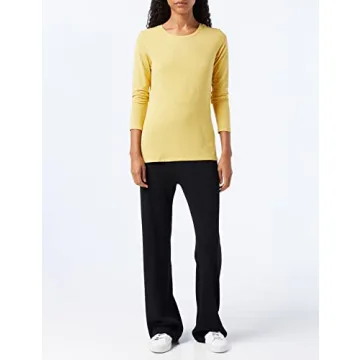 Long-Sleeve Crewneck T-Shirt for Women in Plus Sizes