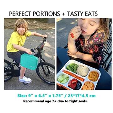 Kinsho Bento Box Set with Lunch Bag and Ice Pack