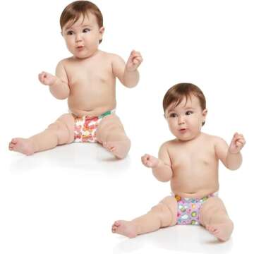 The Honest Company Clean Conscious Diapers | Plant-Based, Sustainable | Sky's the Limit + Wingin It | Club Box, Size 6 (35+ lbs), 44 Count