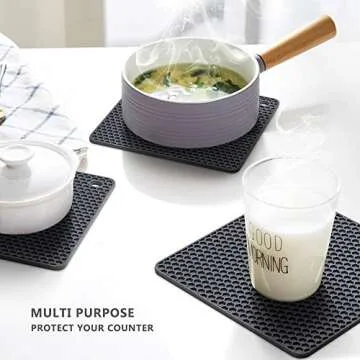 Durable Silicone Trivet Mats | Heat Resistant and Non-Slip