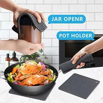 Durable Silicone Trivet Mats | Heat Resistant and Non-Slip