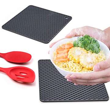 Durable Silicone Trivet Mats | Heat Resistant and Non-Slip