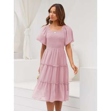 Stylish LILLUSORY Midi Dress for Graduations and More