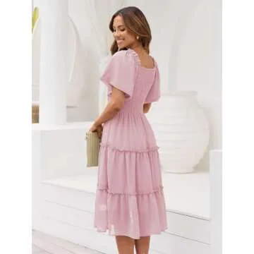 Stylish LILLUSORY Midi Dress for Graduations and More