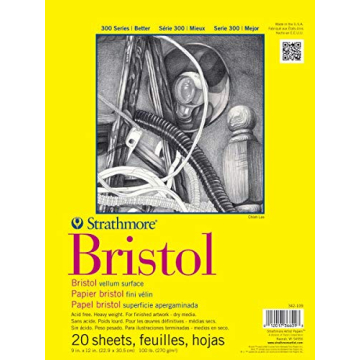 Strathmore 300 Series Bristol Paper Pad for Art Lovers