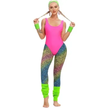 Stylish Retro 80s/90s High Cut One Piece Swimwear