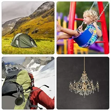 60Pcs Heavy Duty Snap Hooks for Outdoor Activities